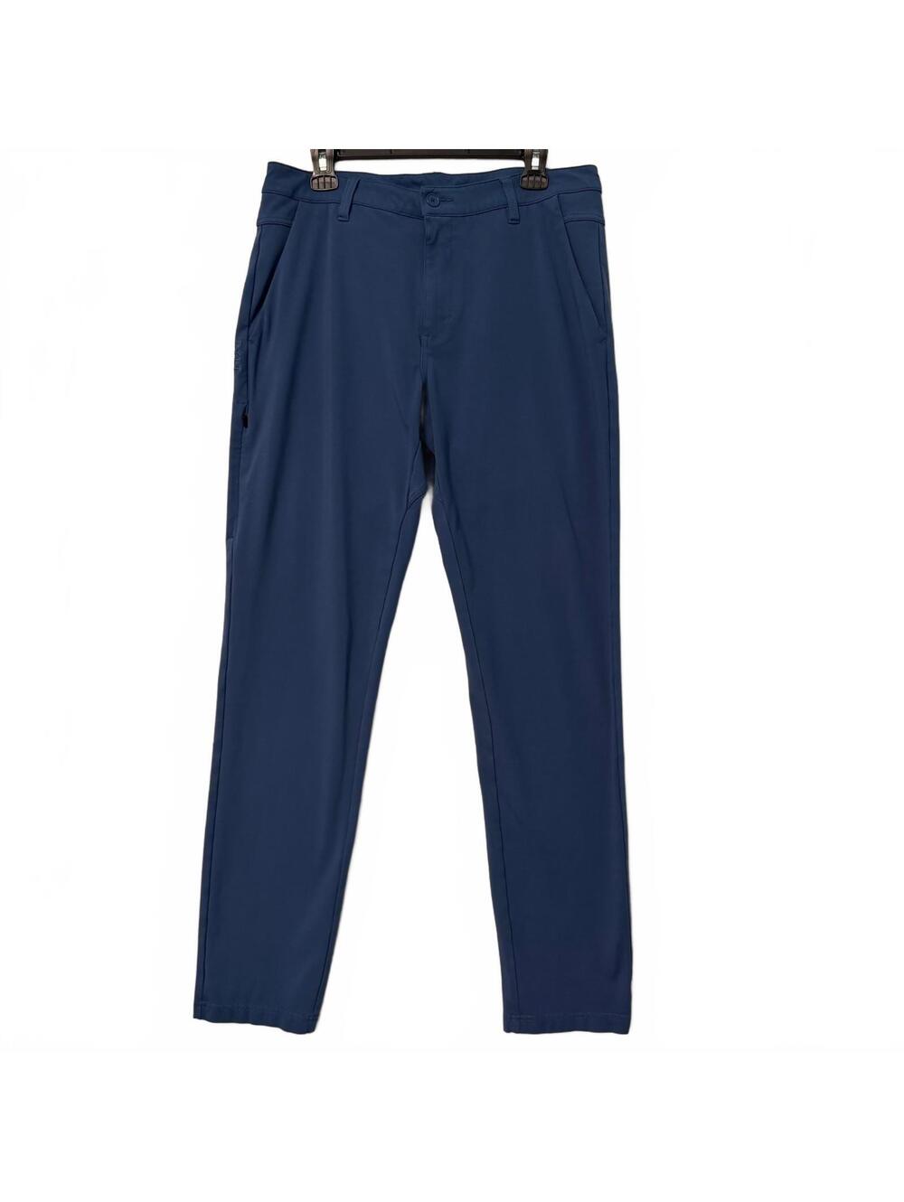 BYLT Everyday 2.0 Pants Slim Fit Mens 36x33 Blue Performance Stretch Chino